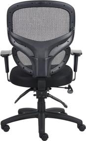 img 1 attached to 🪑 Enhanced Black Multi-Function Task Chair by Boss Office Products