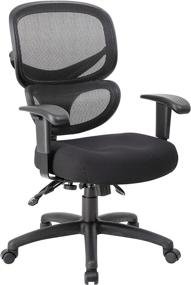 img 4 attached to 🪑 Enhanced Black Multi-Function Task Chair by Boss Office Products