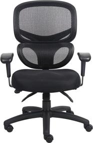 img 3 attached to 🪑 Enhanced Black Multi-Function Task Chair by Boss Office Products