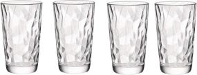 img 3 attached to 🍹 Circleware Cabrini Highball Tumbler Drinking Glasses Set of 4 - Kitchen Glassware for Water, Beer, Juice, Bar Liquor - Heavy Ice Tea Beverage Cups with Farmhouse Decor - 15.7 oz Clear