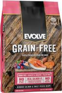 🐟 top-choice evolve super premium grain free dog food with deboned salmon & sweet potato - unbeatable quality logo