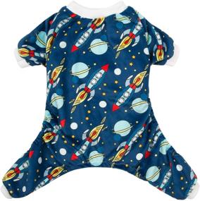 img 4 attached to 🐶 CuteBone Dog Pjs Onesies: Cozy Pet Apparel for Adorable Puppies
