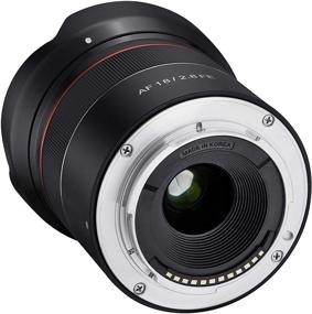 img 2 attached to 📸 ROKINON AF 18mm F2.8 Wide Angle Auto Focus Full Frame Lens for Sony E Mount - Black: Enhanced Photography and Precise Focusing