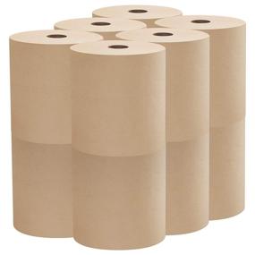 img 3 attached to 🧻 Scott Essential Hard Roll Paper Towels (04142), Natural, 800 Feet per Roll, 12 Rolls per Case, 9,600 Total Feet per Case