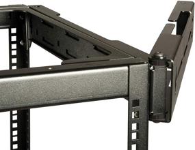img 2 attached to 🔧 Enhance Your Rack Setup with ECHOGEAR Swing-Out Wall Mount – Ideal for 10U, 15U, & 20U Open Frame Racks