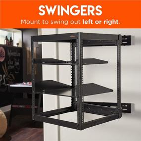 img 1 attached to 🔧 Enhance Your Rack Setup with ECHOGEAR Swing-Out Wall Mount – Ideal for 10U, 15U, & 20U Open Frame Racks