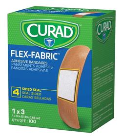 img 2 attached to Curad Flex Fabric Adhesive Bandages - 1x3 дюйма - Коробка из 100 штук | Улучшенное SEO