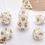 🎲 hollow metal dice sets - perfect gifts for dnd, rpg, mtg, table games, and math teaching logo