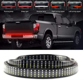 img 3 attached to 🚚 OPL5 Tailgate Light Bar 48inch, Quad Row 2 Color 504 LEDs Truck Tail Light Strip - LED Turn Signal Brake Running White Reverse Lights - Universal Light Bars for Trucks Pickup Trailer SUV (48" Quad 2color) - Enhanced SEO