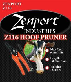 img 3 attached to 🌿 Zenport Z116 Twin-Blade Hoof and Floral Trimming Shear: Efficient 7.5-Inch Shears for Precision Cutting