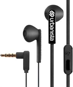 img 2 attached to 🎧 Urbanista San Francisco Dynamic Ear-Pods with Call Handling and 3.5mm Stereo Input - Dark Clown, Enhanced for SEO