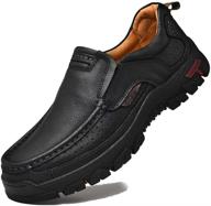 venshine walking leather lightweight breathable men's shoes and loafers & slip-ons logo