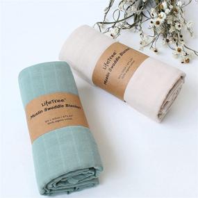 img 2 attached to 👶 Swaddle Blankets for Babies - LifeTree Swaddling Receiving in Kids' Home Store