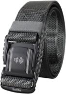 🔒 bullko magnetic quick-release tactical men's belts: military-grade accessories logo