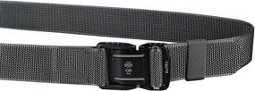 img 2 attached to 🔒 Bullko Magnetic Quick-Release Tactical Men's Belts: Military-Grade Accessories