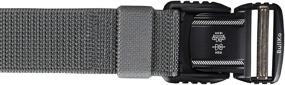 img 1 attached to 🔒 Bullko Magnetic Quick-Release Tactical Men's Belts: Military-Grade Accessories