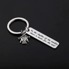img 2 attached to Crocheter Gift Keychains for Knitting Lovers - Gzrlyf Knitters' Gifts
