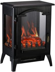 img 4 attached to 🔥 DOIT Electric Fireplace: 16-Inch Infrared Stove Heater with Realistic 3D Flame Effect | 1500W Portable Freestanding Heater for Indoor Use