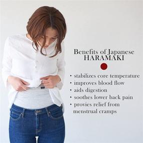 img 3 attached to 🤰 Japanese Charm Stomach Wrap: The Ultimate Belly Warmer for Men and Women - Ideal Postpartum & Maternity Belt