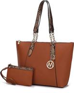 👜 shoulder wristlet pouch for women - mkf handbags & wallets satchels logo