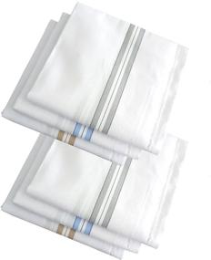 img 4 attached to S4S Cotton Premium Collection Handkerchiefs Men's Accessories