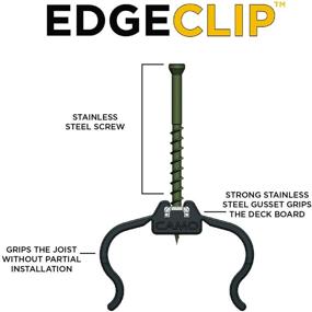 img 3 attached to 🔧 Enhance Your Deck's Aesthetics with CAMO Edge Clip Hidden Deck Fasteners (900 ct)