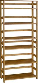 img 4 attached to 📚 Versatile Regency Flip Flop Folding Bookcase - Medium Oak, Perfect for Small Spaces and Portability