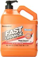 🧴 permatex 25219-4pk fast orange pumice lotion hand cleaner: effective 1 gallon with pump (pack of 4) logo