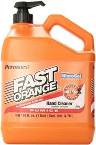 img 1 attached to 🧴 Permatex 25219-4PK Fast Orange Pumice Lotion Hand Cleaner: Effective 1 Gallon with Pump (Pack of 4)