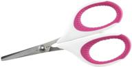 🧵 singer 07190 craft scissors - 4-inch pink and white comfort grip for precision cutting logo