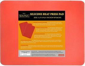img 4 attached to 🔥 Faster, Safer, and More Precise Heat Transfers with Savina Silicone Heat Press Pad