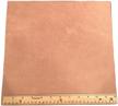 leather piece weight inches square crafting logo