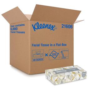 img 4 attached to 📦 Kleenex Professional Flat Tissue Boxes for Business, 48 Boxes/Case, 125 Tissues/Box, 6,000 Tissues/Case