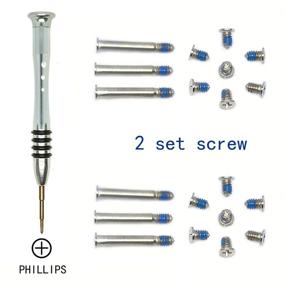 img 3 attached to ⚙️ GODSHARK 2 Sets Replacement Screws for MacBook Pro 13&#34; 15&#34; 17&#34; A1278 A1286 A1297 2009-2012, Unibody Bottom Case Cover Philips Repair Tool Kit for Notebook Laptop PC Computer Screw