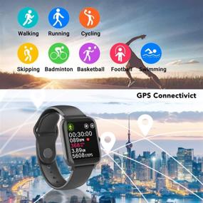 img 1 attached to 🎵 Mintsin Smartwatch: Music Control, DIY Screen Fitness Tracker, Heart Rate Monitor, Sleep Tracker, Pedometer Step Calories Counter for Men and Women