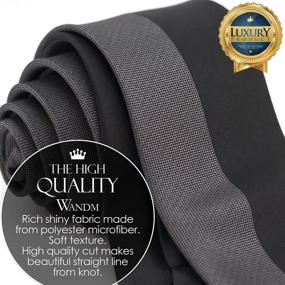 img 3 attached to 👔 Premium Washable Striped Necktie for Business Professionals - WandM Men's Accessories Collection