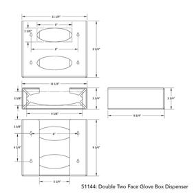 img 1 attached to 📦 TrippNT 51144 Double Faced Holder: Optimize Organization and Access in Style