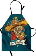ambesonne adjustable gardening turquoise marigold логотип