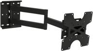 📺 mount-it! full motion tv wall mount with 25 inch long extension swing arm bracket for single stud installation, vesa 100, 200 mm, 100 pound weight capacity logo