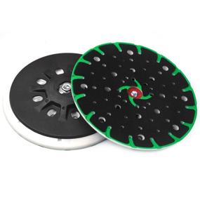 img 4 attached to POLIWELL 6 Inch(150Mm) 17/48-Hole Dust-Free M8 Thread (Hard) Back-Up Sanding Pad Grinding Pad For 6&#34