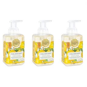 img 1 attached to 🍋 Michel Design Works Foaming Hand Soap 3-Pack, Lemon Basil Scent - 17.80oz