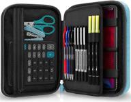📚 zannaki big capacity storage pouch: ideal marker pen pencil case for bullet journal – perfect for students, professionals, and artists logo