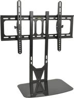 📺 vivo black tv wall mount for flat screens 32-55 inch, fixed tilt with floating shelf for av, dvd shelving - mount-vw11 logo