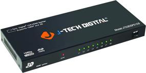 img 4 attached to 🔌 J-Tech Digital 8-Port HDMI Splitter 1x8 Full HD 1080P Certified with 3D, version 1.3 [JTD3DSP0108]