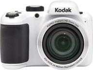 kodak az401-wh pixpro 16mp digital camera with 3-inch lcd screen in white logo