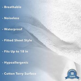 img 1 attached to Templeton Hypoallergenic Waterproof Mattress Protector