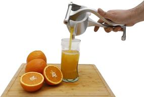 img 2 attached to 🍊 The Ultimate Manual Fruit Juicer - MyCosyHome Aluminum Alloy Squeezer for Citrus Fruits: Lemons, Limes, and Oranges - Easy to Use, Heavy Duty, Extractor Tool with Removable Handle, Filters, and Perfect for Fresh Juice, Pomegranate, and Cocktails