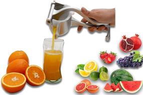 img 4 attached to 🍊 The Ultimate Manual Fruit Juicer - MyCosyHome Aluminum Alloy Squeezer for Citrus Fruits: Lemons, Limes, and Oranges - Easy to Use, Heavy Duty, Extractor Tool with Removable Handle, Filters, and Perfect for Fresh Juice, Pomegranate, and Cocktails