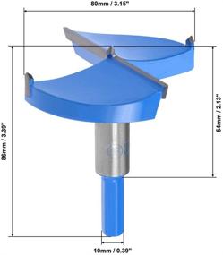 img 3 attached to Uxcell Hinge Boring Forstner Drill