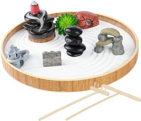 img 4 attached to Tabletop Meditation Accessories Landscape Sandbox